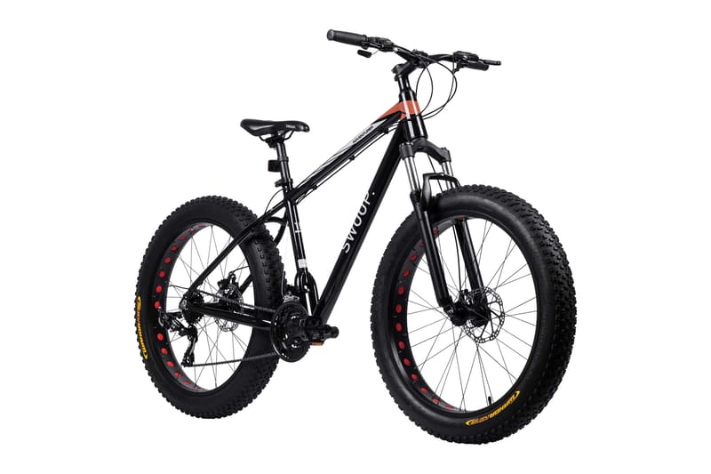 Swoop Sykkel Adventurer Fatbike 26 - Svart - Sport & fritid - Friluftsliv - Sykler - Elsykkel