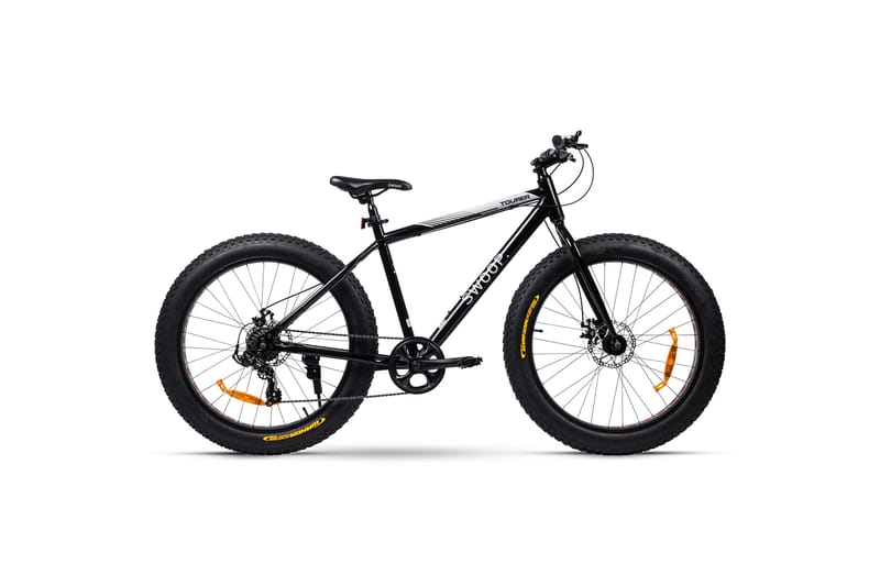 Swoop Sykkel Tourer Fatbike 26 - Svart - Sport & fritid - Friluftsliv - Sykler - Sykkeltilbehør