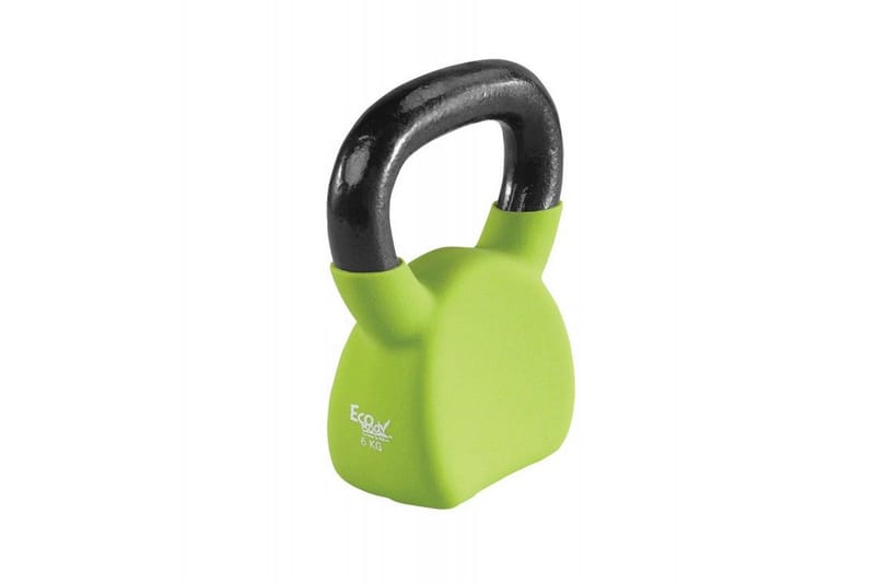 Ecobody Neoprene Kettlebell 10 kg - Grønn - Sport & fritid - Hjemmetrening - Vekter & vektstenger - Kettlebells