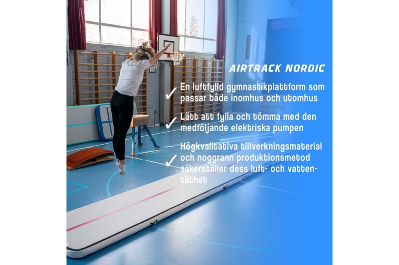 Airtrack Nordic Home Special Edition 4 m - Lilla - Sport & fritid - Hjemmetrening - Treningsutstyr - Turnmatte & Airtrack