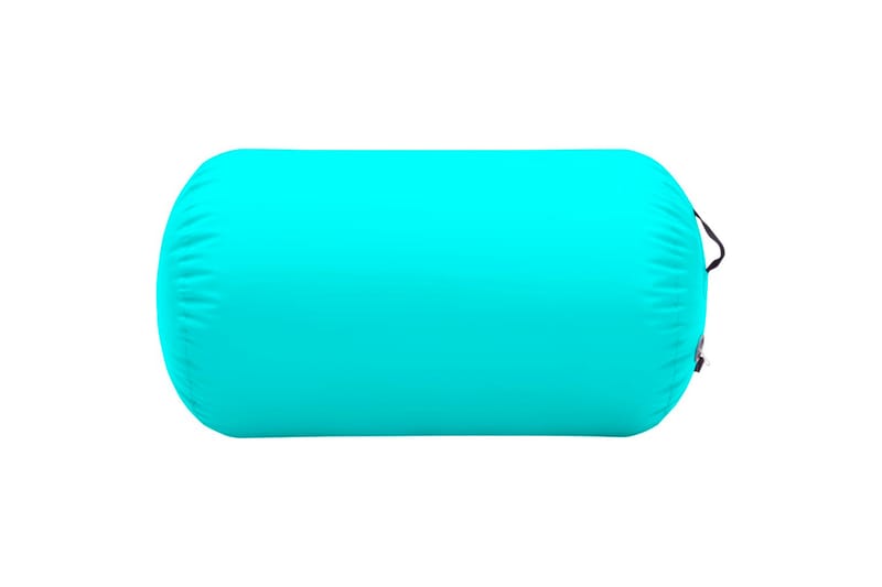 Oppblåsbar gymnastikkrull med pumpe 100x60 cm PVC grønn - Sport & fritid - Hjemmetrening - Treningsutstyr - Treningsgulv & puslematte