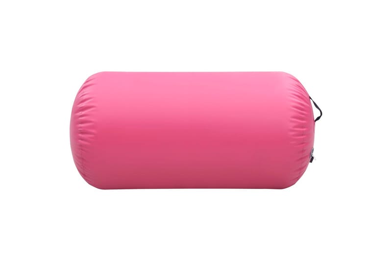 Oppblåsbar gymnastikkrull med pumpe 120x75 cm PVC rosa - Sport & fritid - Hjemmetrening - Treningsutstyr - Treningsgulv & puslematte