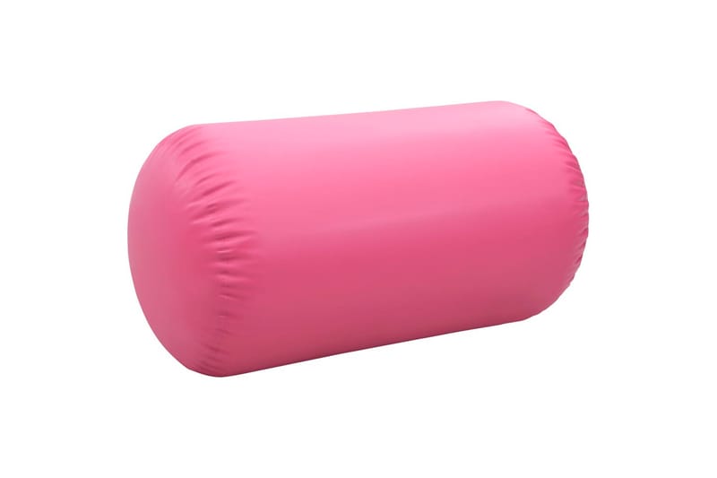 Oppblåsbar gymnastikkrull med pumpe 120x90 cm PVC rosa - Sport & fritid - Hjemmetrening - Treningsutstyr - Treningsgulv & puslematte