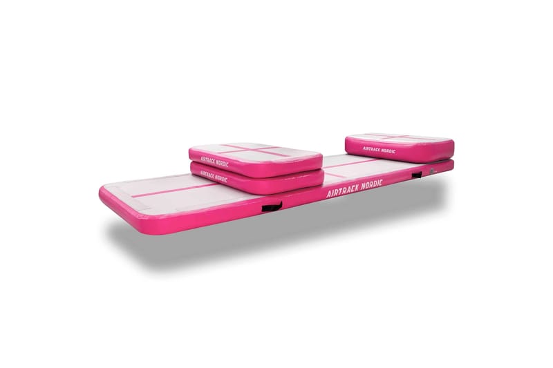 Airtrack Nordic Home Set - Rosa - Sport & fritid - Hjemmetrening - Treningsutstyr - Turnmatte & Airtrack