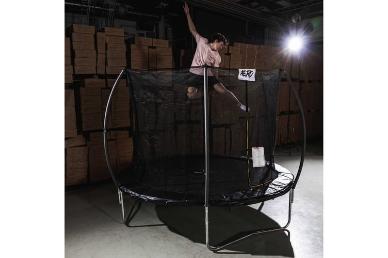 React Aero Trampoline med Beskyttelsesnett 4,27 m - Svart - Sport & fritid - Lek & sport - Lekeredskap & utelek - Trampoliner