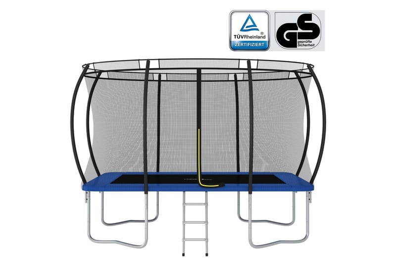 Trampolinesett rektangulær 335x244x90 cm 150 kg - Trampoliner