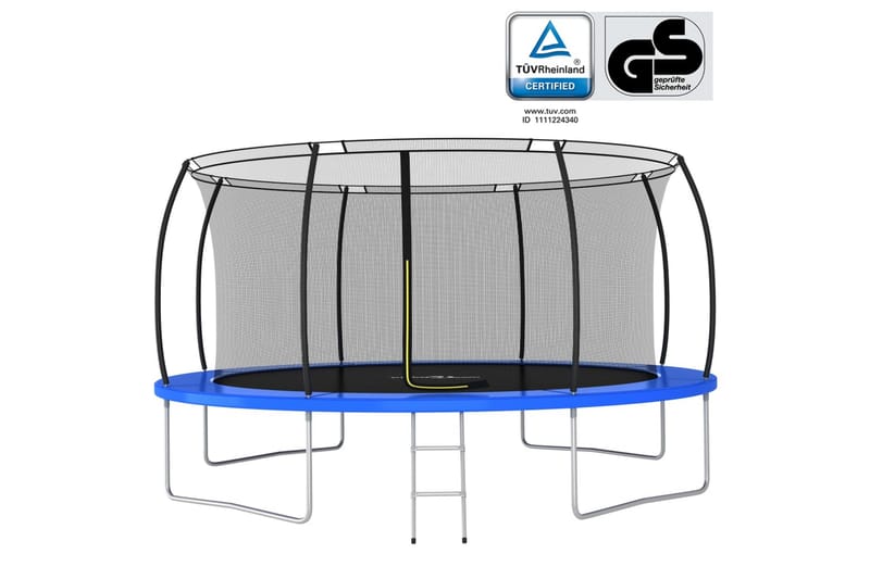 Trampolinesett rund 460x80 cm 150 kg - Sport & fritid - Lek & sport - Lekeredskap & utelek - Trampoliner