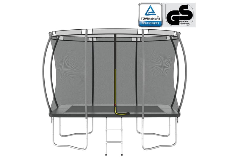 Trampolinesett rektangulær 274x183x76 cm 150 kg - Trampoliner