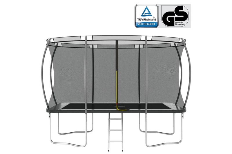 Trampolinesett rektangulær 335x244x90 cm 150 kg - Trampoliner