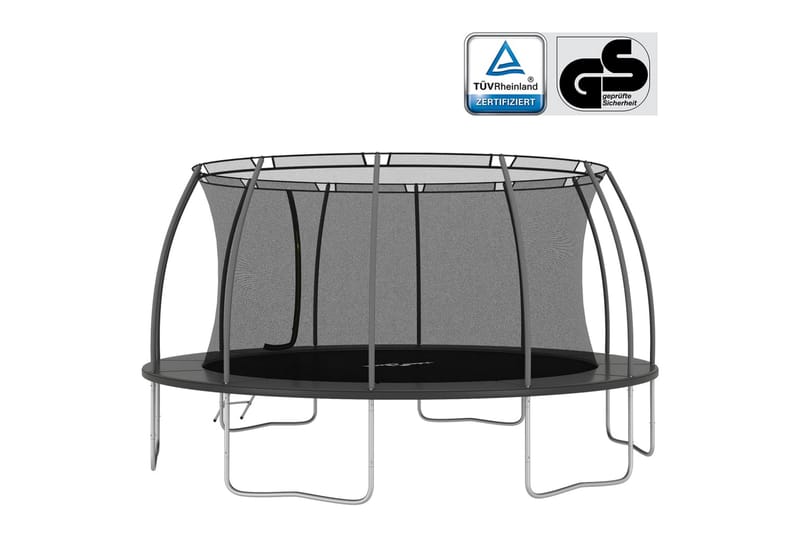 Trampolinesett rund 488x90 cm 150 kg - Sport & fritid - Lek & sport - Lekeredskap & utelek - Trampoliner