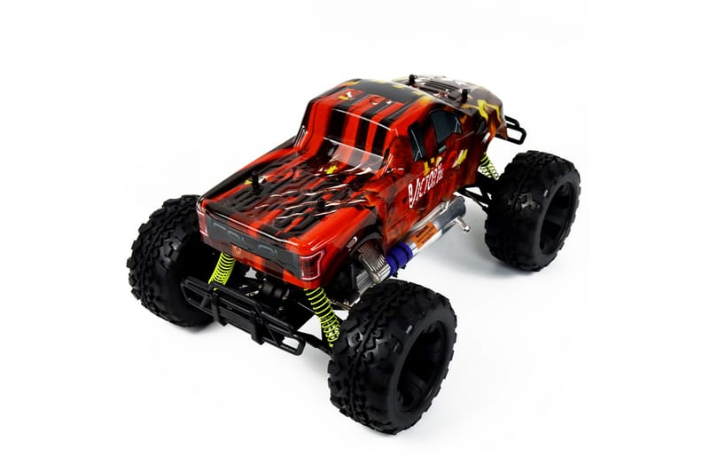 React RC-Bil New Tiger Nitro, 4WD - Svart/Oransje - Lekeplass & lekeplassutstyr - Radiostyrt bil - Radiostyrt