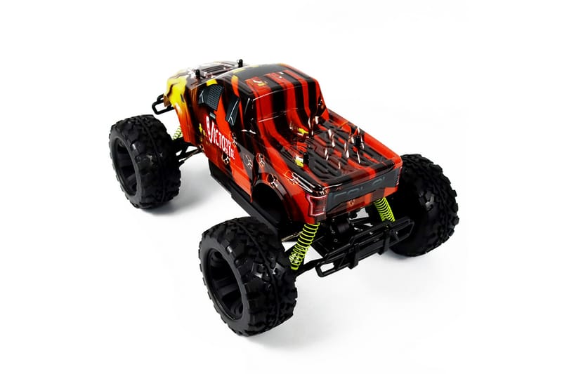 React RC-Bil New Tiger Nitro, 4WD - Svart/Oransje - Lekeplass & lekeplassutstyr - Radiostyrt bil - Radiostyrt