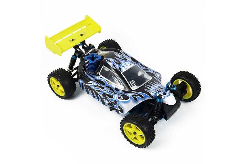 React RC-Bil Rtr SUPer Nitro, 4WD - Svart/Gul - Lekeplass & lekeplassutstyr - Radiostyrt bil - Radiostyrt