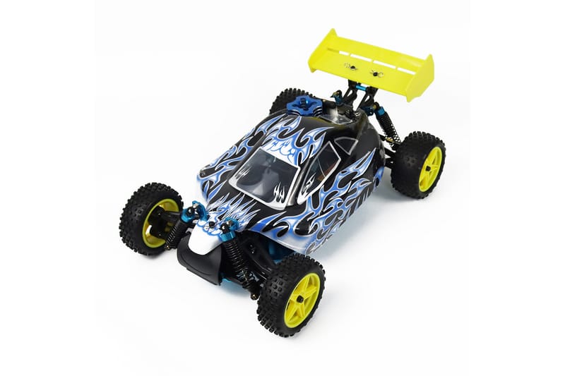 React RC-Bil Rtr SUPer Nitro, 4WD - Svart/Gul - Lekeplass & lekeplassutstyr - Radiostyrt bil - Radiostyrt