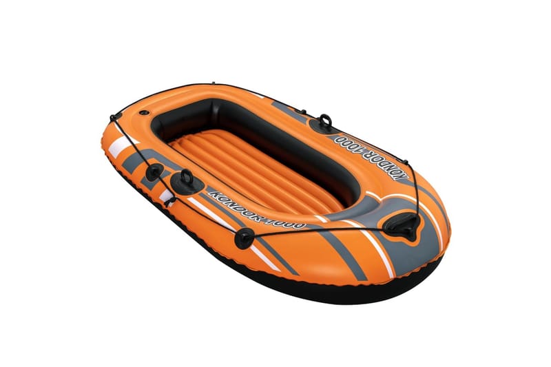 Bestway Oppblåsbar båt Kondor 1000 155x93 cm - Oransj - Sport & fritid - Marine - Båter - Gummibåt & ribb