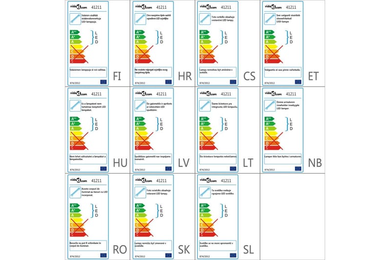 Boblelampe for akvarium RGB 107 cm - Sport & fritid - Til dyrene - Fisk & reptiler - Akvariedekorasjon & tilbehør - Akvariebelysning