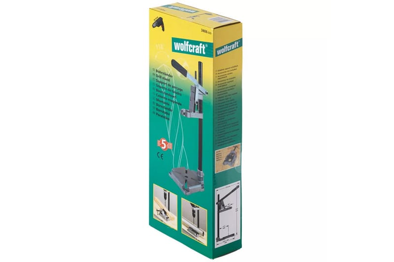 Wolfcraft Borestativ 23x16 cm 3406000 - Sport & fritid - Til dyrene - Fisk & reptiler