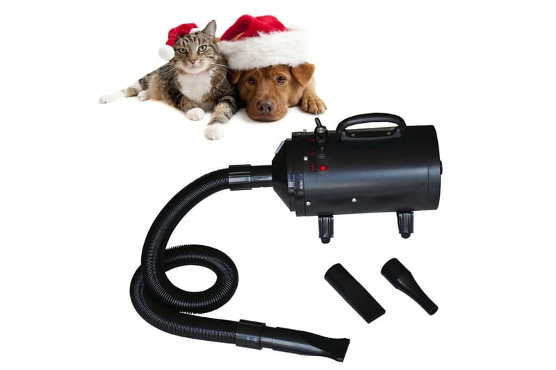 Hundehårføner med 3 dyser svart 2400 W - Sport & fritid - Til dyrene - For hund - Hundetilbehør & hundeaccessoarer