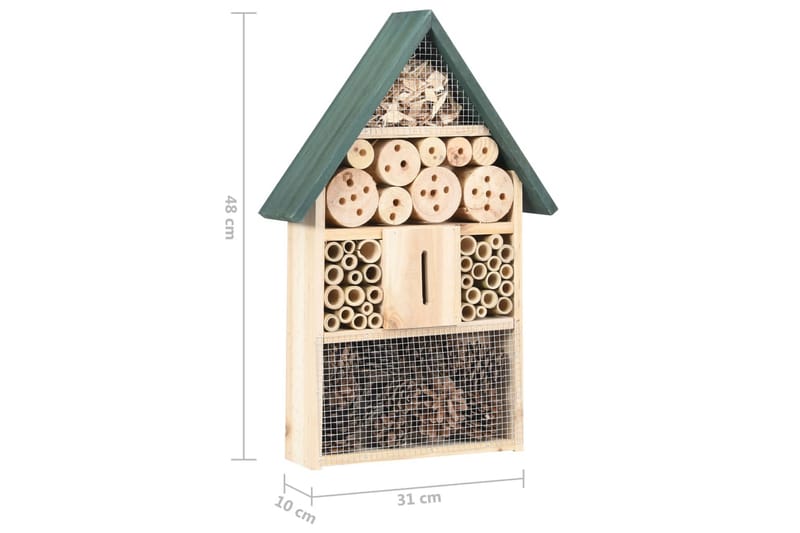 Insekthotell 31x10x48 cm gran - Sport & fritid - Til dyrene