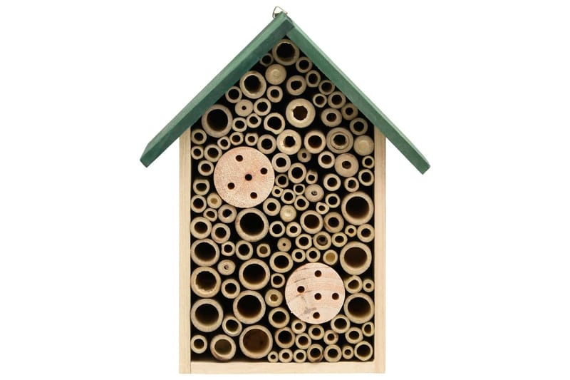 Insekthoteller 2 stk 23x14x29 cm heltre gran - Brun - Sport & fritid - Til dyrene