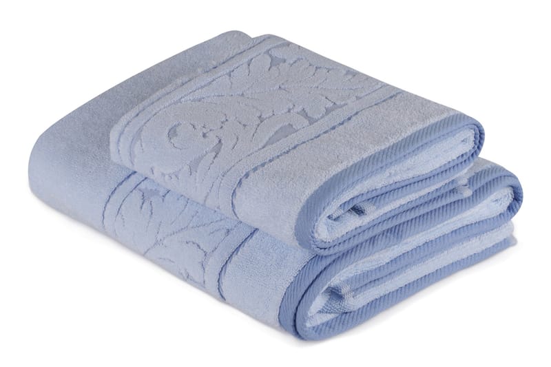 Hobby Håndkle Set om 2 - Blå - Håndklær