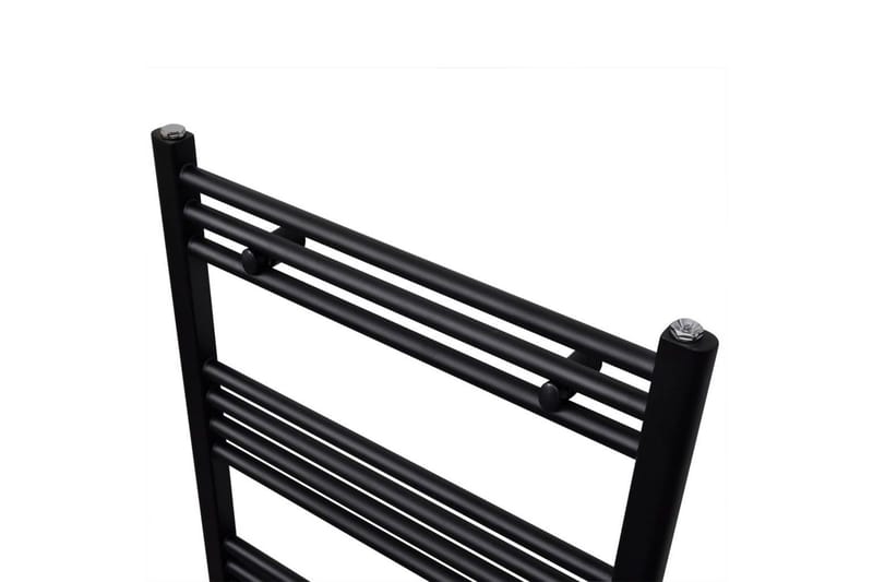 Radiator håndklestativ 480 x 480 mm svart - Tekstiler - Tekstiler baderom - Håndklær