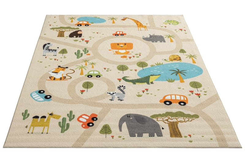 Play Barnematte 160x230 cm - Beige - Tekstiler - Barnetekstiler - Barnetepper