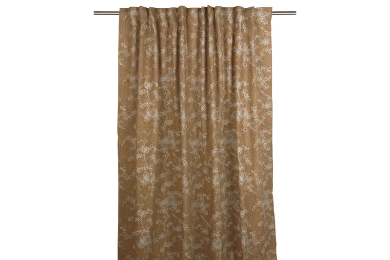 Keyla Gardin 145x245 cm - Mørk beige - Tekstiler - Gardiner - Gardinlengder - Hanklengde