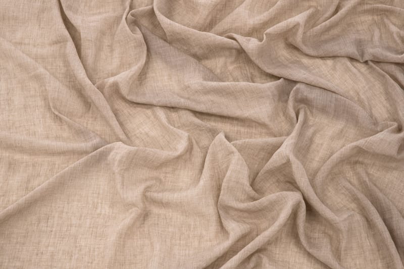 Elena Gardin 135x240 cm - Beige - Tekstiler - Gardiner - Gardinlengder - Kanallengde