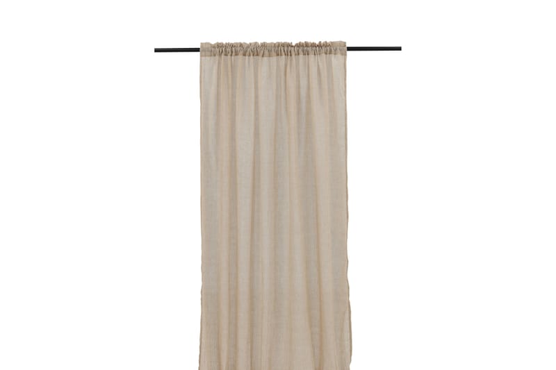 Elena Gardin 135x240 cm - Beige - Tekstiler - Gardiner - Gardinlengder - Kanallengde