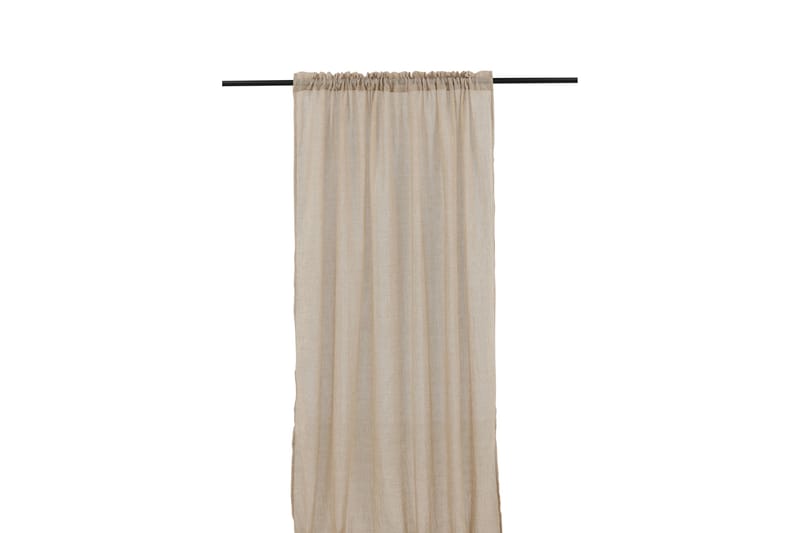 Elena Gardin 135x240 cm - Beige - Tekstiler - Gardiner - Gardinlengder - Kanallengde