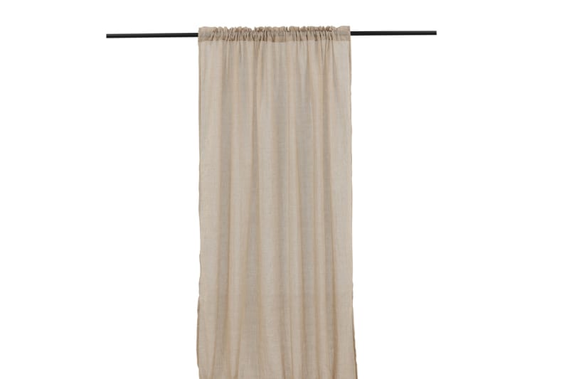 Elena Gardin 135x290 cm - Beige - Tekstiler - Gardiner - Gardinlengder - Kanallengde