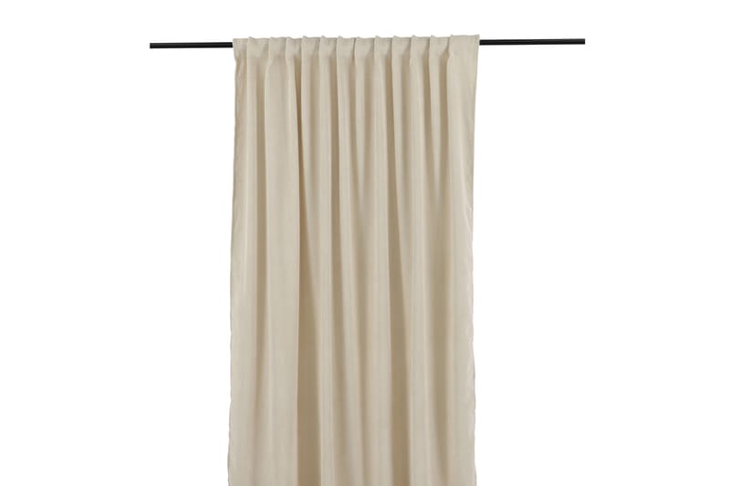 Elma Gardin 140x240 cm - Beige - Tekstiler - Gardiner - Gardinlengder - Kanallengde