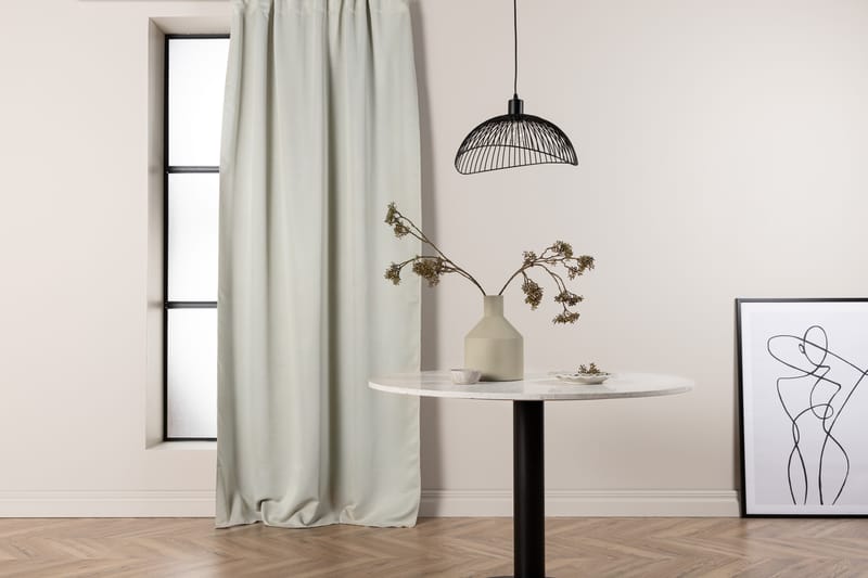 Evelyn Gardin 135x240 cm - Offwhite - Tekstiler - Gardiner - Gardinlengder - Kanallengde