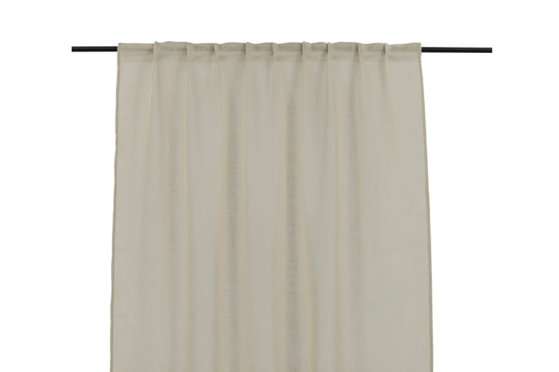 Kaya Gardin 140x240 cm - Beige - Tekstiler - Gardiner - Gardinlengder - Kanallengde