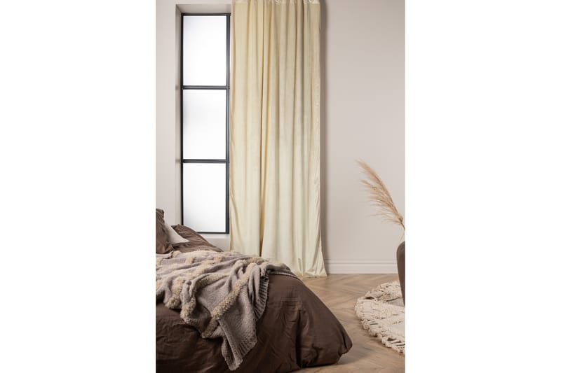 Mary Gardin 135x250 cm - Beige - Tekstiler - Gardiner - Gardinlengder - Kanallengde