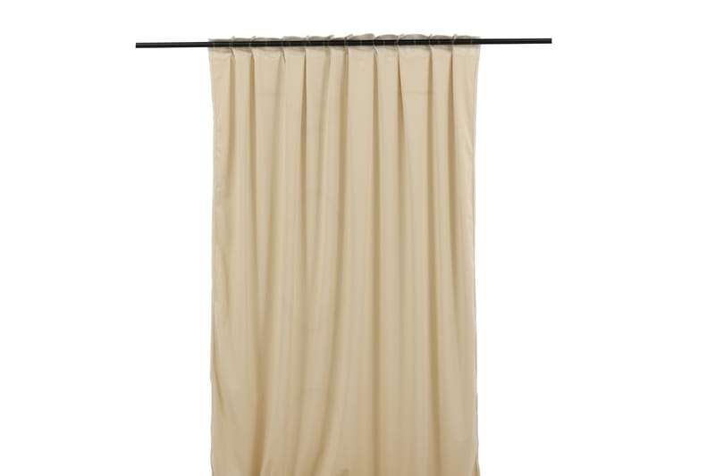 Mary Gardin 135x250 cm - Beige - Tekstiler - Gardiner - Gardinlengder - Kanallengde