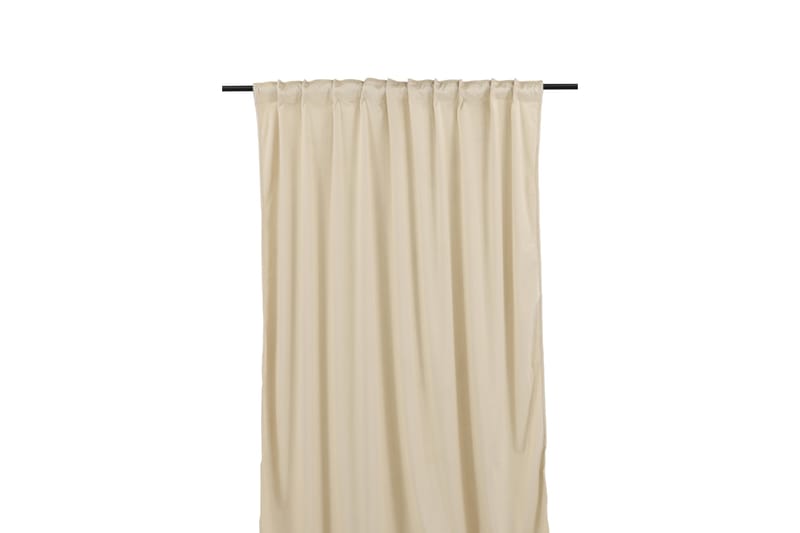 Mary Gardin 135x250 cm - Beige - Tekstiler - Gardiner - Gardinlengder - Kanallengde