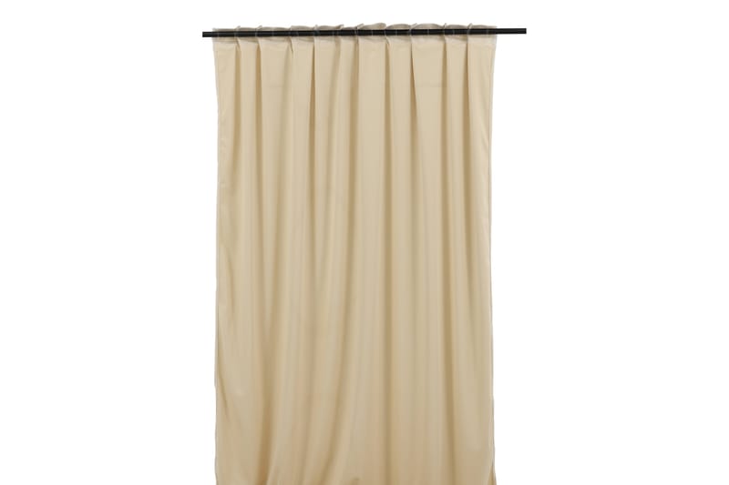 Mary Gardin 135x250 cm - Beige - Tekstiler - Gardiner - Gardinlengder - Kanallengde