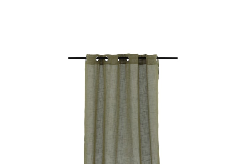 Kaya Eyelet gardin 140x290 cm - Grøn - Tekstiler - Gardiner - Gardinlengder - Maljegardiner