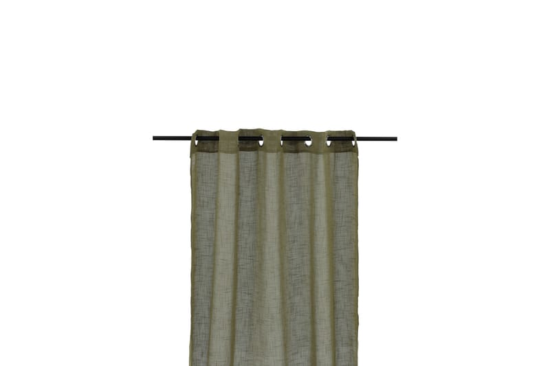 Kaya Eyelet gardin 140x290 cm - Grøn - Tekstiler - Gardiner - Gardinlengder - Maljegardiner