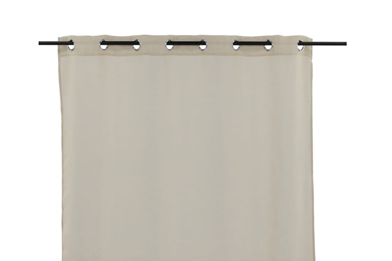 Kaya Gardin metallringer 140x240 cm - Beige - Tekstiler - Gardiner - Gardinlengder - Maljegardiner