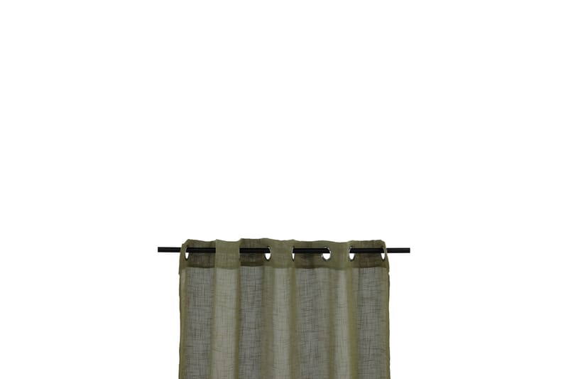 Kaya Gardin metallringer 140x240 cm - Grønn - Tekstiler - Gardiner - Gardinlengder - Maljegardiner