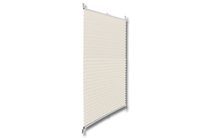 Plissegardiner 50x100cm Krem - Creme - Tekstiler - Gardiner - Persienner