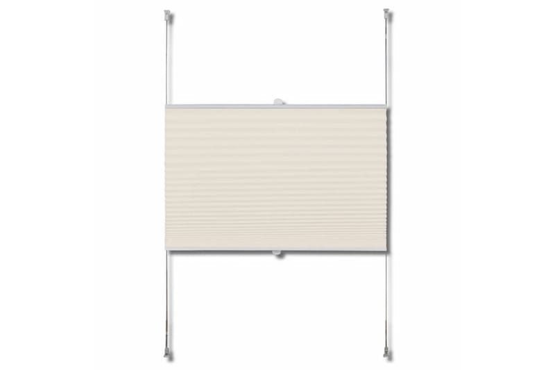 Plissegardiner 50x100cm Krem - Creme - Tekstiler - Gardiner - Persienner