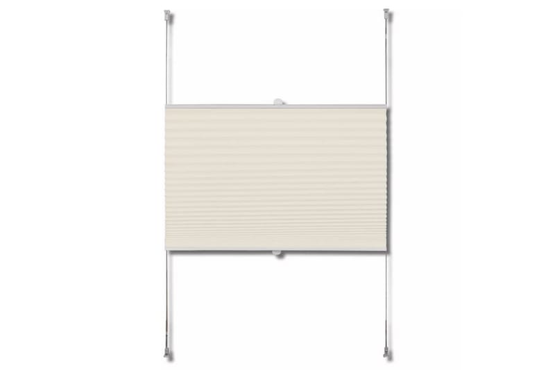 Plissegardiner 70x200cm Krem - Creme - Tekstiler - Gardiner - Persienner