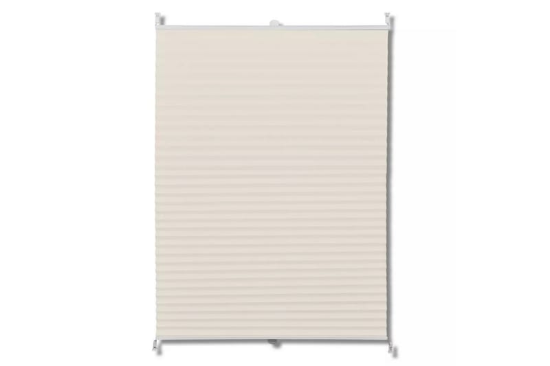 Plissegardiner 80x125cm Krem - Creme - Persienner