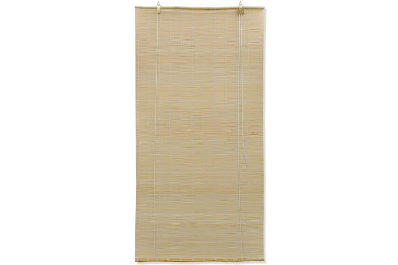 Naturlig bambus rullegardin 120x160 cm - Beige - Tekstiler - Gardiner - Rullegardin