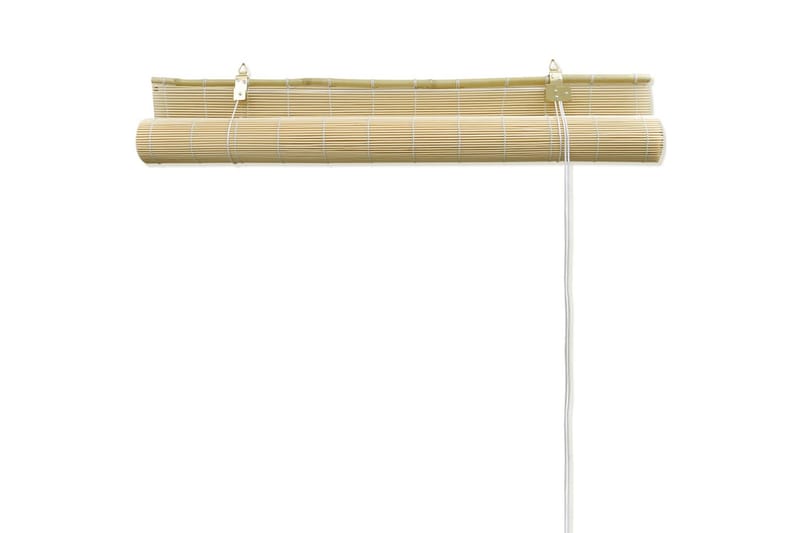 Naturlig bambus rullegardin 120x160 cm - Beige - Tekstiler - Gardiner - Rullegardin