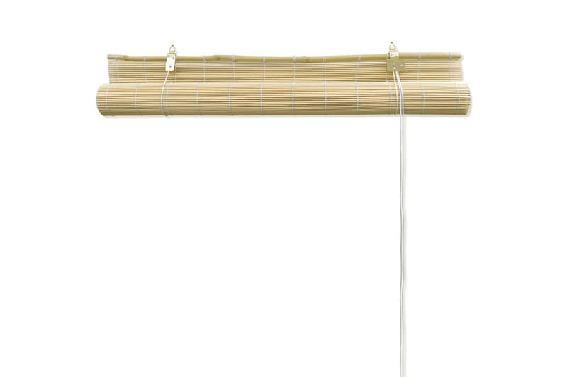 Rullegardiner naturlig bambus 100x160 cm - Beige - Tekstiler - Gardiner - Rullegardin